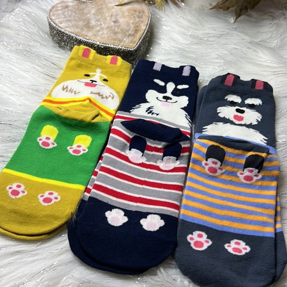 New 3Set of Socks 3 different styles and colors - Picture 2 of 2